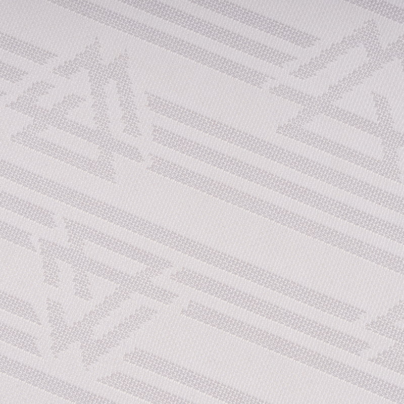 Háromszögletű csíkok kétoldalas jacquard szövetből